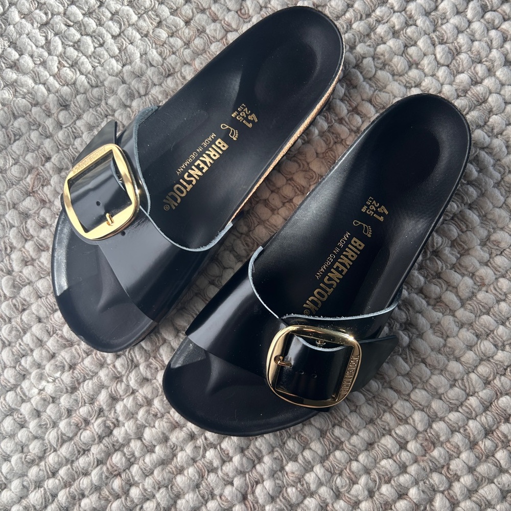 Birkenstock Madrid Big Buckle - Black